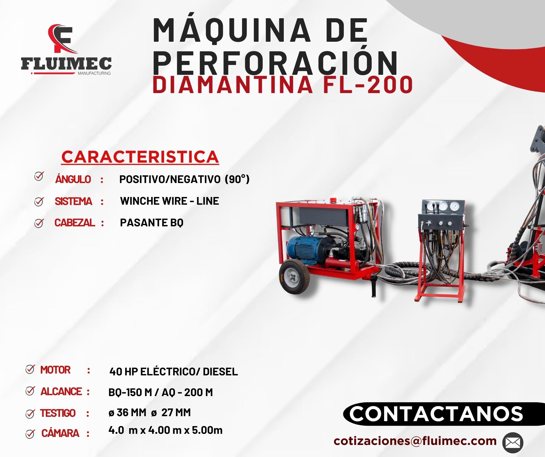 EQUIPO VERSATIL Y ADAPTABLE DIMANTINA FL - 200 